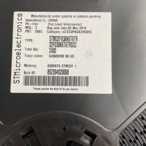 STM32F030K6T6TR STMicroelectronics