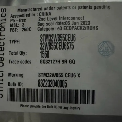 STM32WB55CEU6 STMicroelectronics