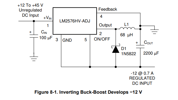 Inverting Buck-Boost Develops −12 V.png